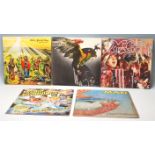 A mixed group of five vinyl long play LP record albums to include The Rezillos Mission