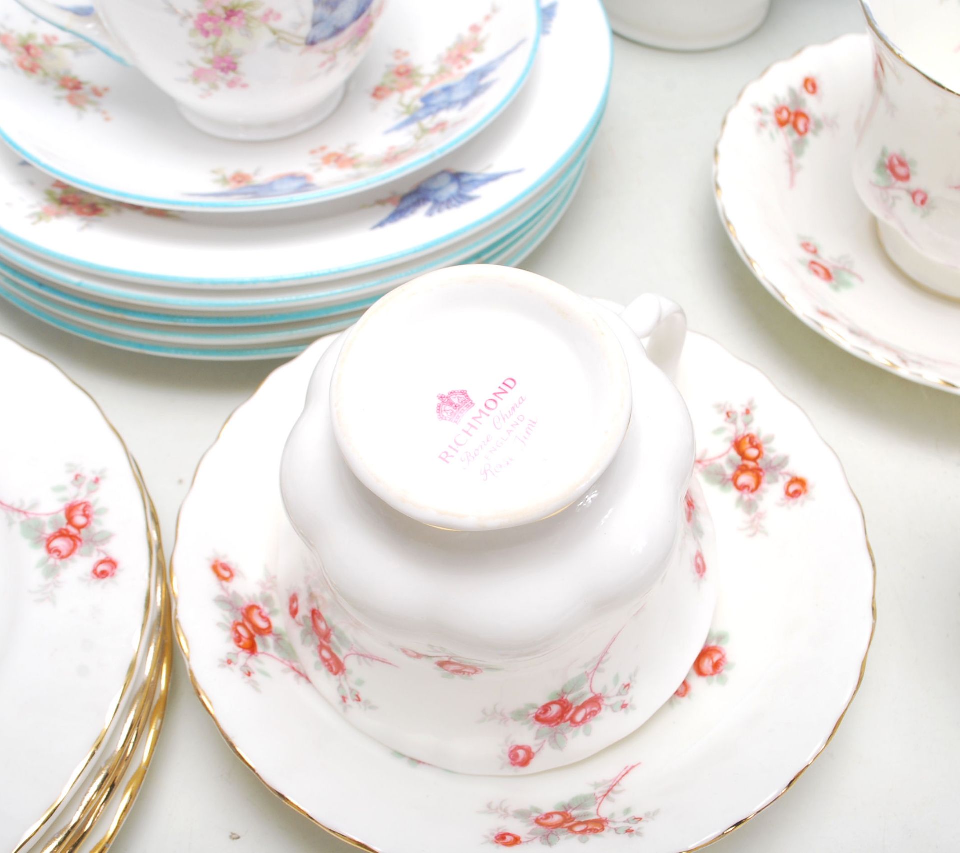 A selection of Royal Albert English bone china tea sets to include Rose Time pattern tea cups, - Image 11 of 11