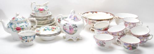 A collection of fine bone china dinner services co