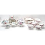 A collection of fine bone china dinner services co