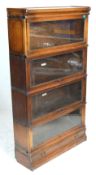 An original early 20th century oak Globe Wernicke lawyers / barristers bookcase cabinet,