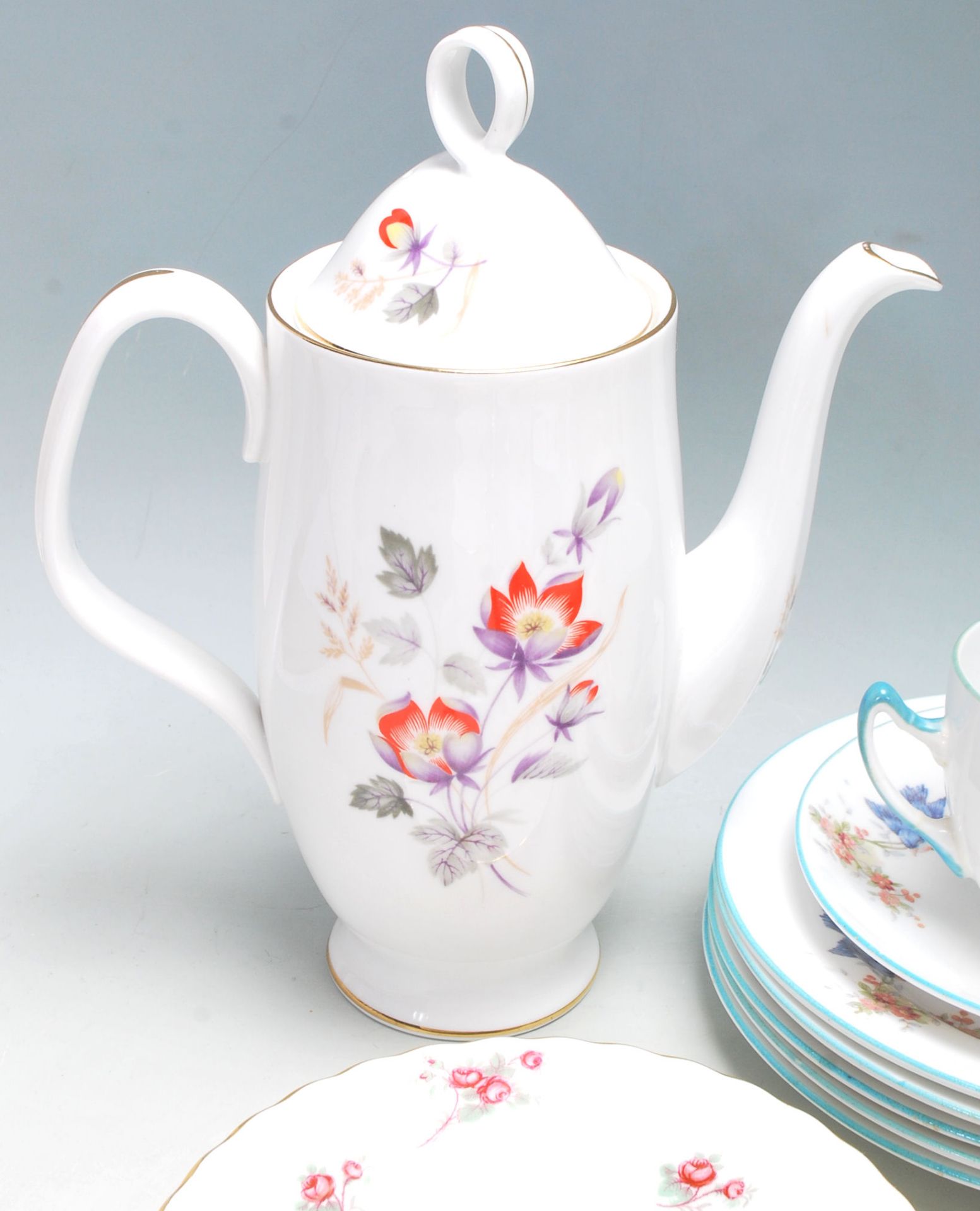 A selection of Royal Albert English bone china tea sets to include Rose Time pattern tea cups, - Image 3 of 11