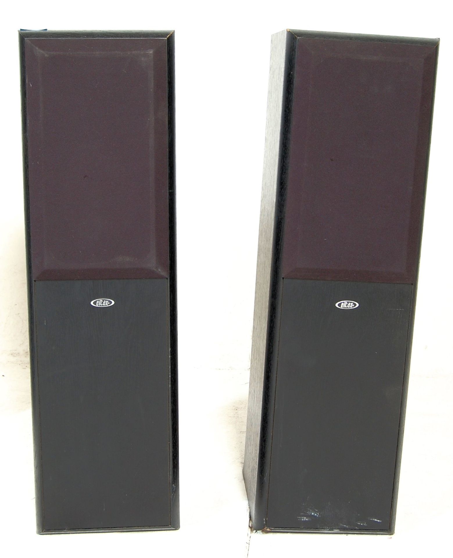 A pair of vintage Mordant Short MS 814 floor standing speakers together with a pair of vintage Eltax - Image 5 of 8