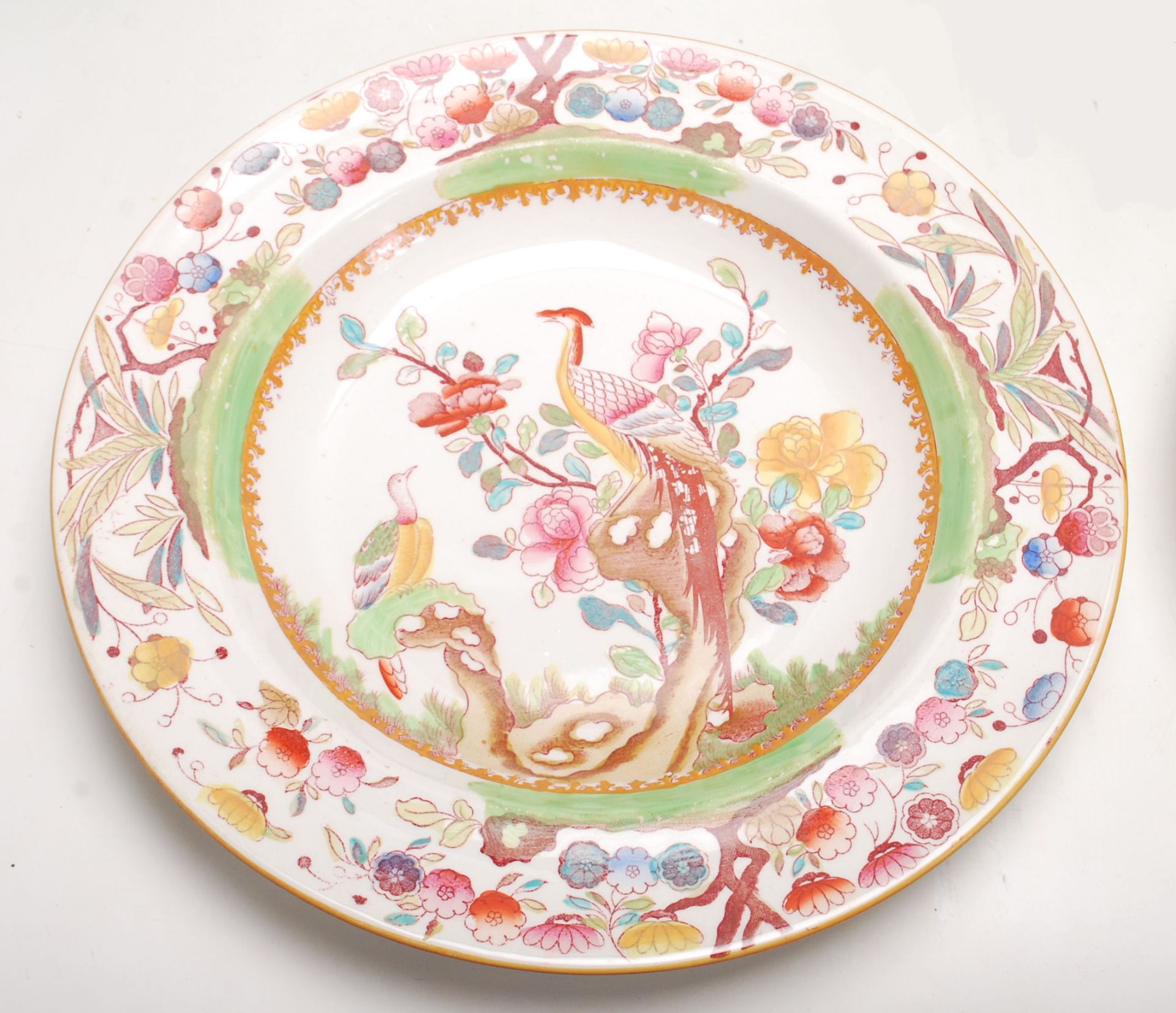 A quantity of 19th Century Mason’s Ironstone china comprising of dining plates with typically floral - Image 3 of 12