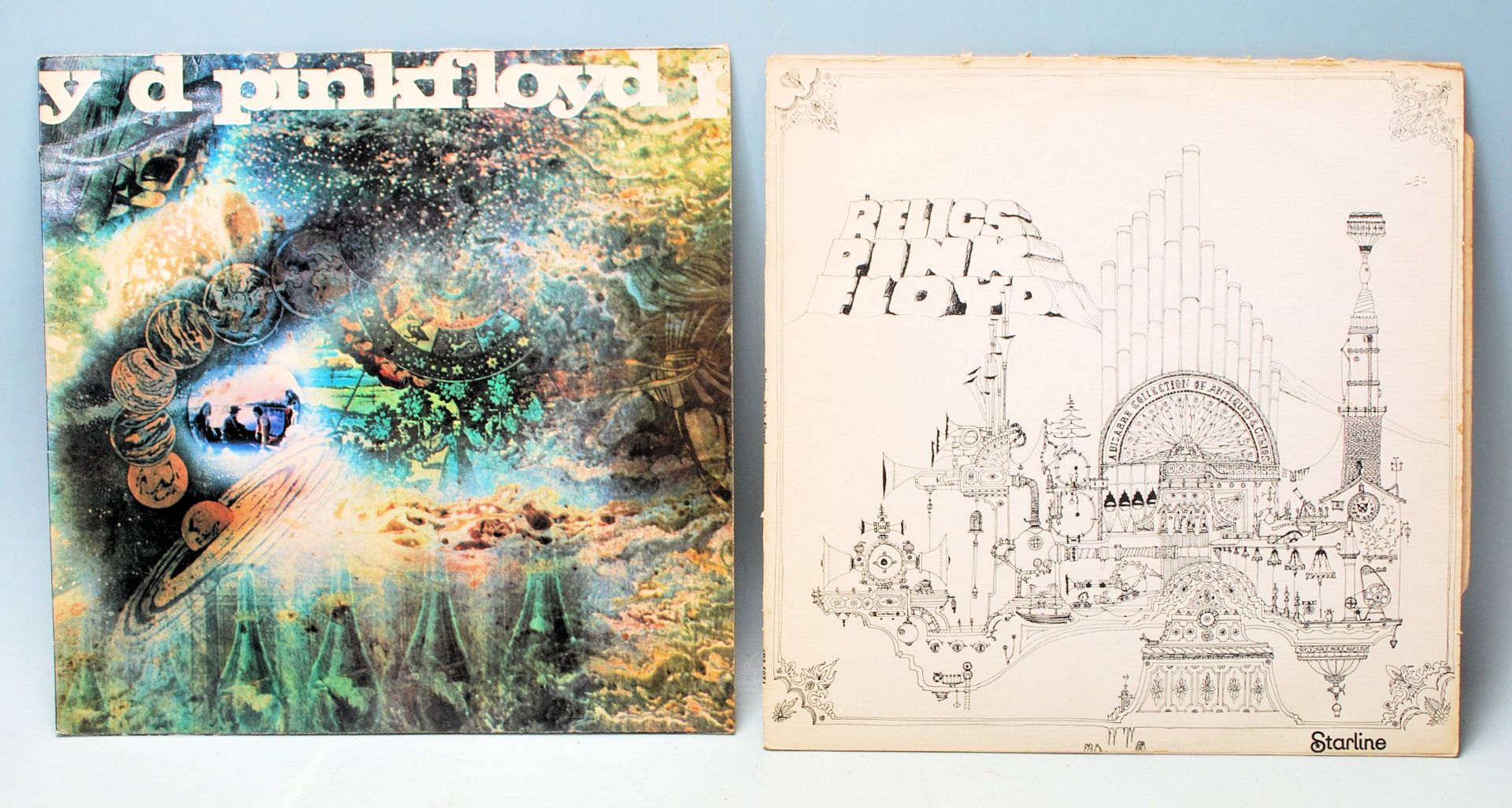 Two vinyl long play LP record albums by Pink Floyd to include – A Saucerful Of Secrets – EMI
