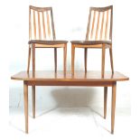 G Plan - Ernest Gomme - Fresco. A 1960's mid century teak fresco range extending dining table by G