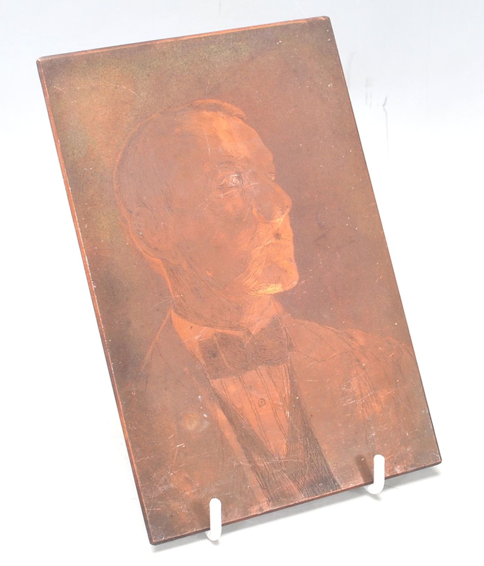 A good mixed group of 19th Century / Victorian copper printing plates to include multiple village - Bild 4 aus 7