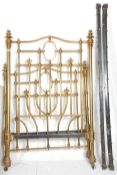 A good Victorian 19th century brass single bed. Th