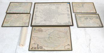 A collection of  Bristol / West Country related historical maps from the 17th Century to include