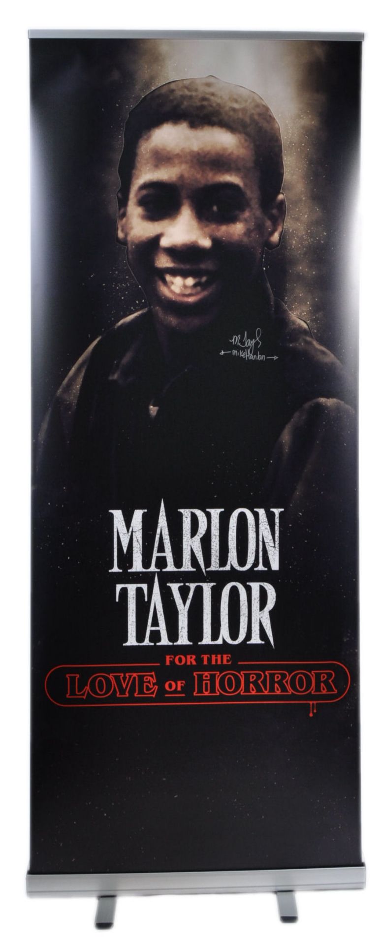 MONOPOLY EVENTS - AUTOGRAPHED BANNER - MARLON TAYLOR - IT