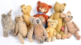 COLLECTION OF ANTIQUE / VINTAGE TEDDY BEARS - CHILTERN ETC