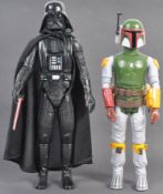 VINTAGE STAR WARS KENNER 12" ACTION FIGURES - VADER & FETT