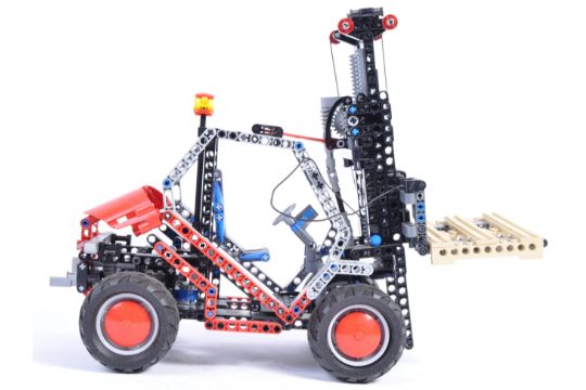 batteri Vanvid Nerve Lego set - Lego Technic - 8416 - Forklift - An original Lego Technic  pre-made set No 8416 ' Forkl