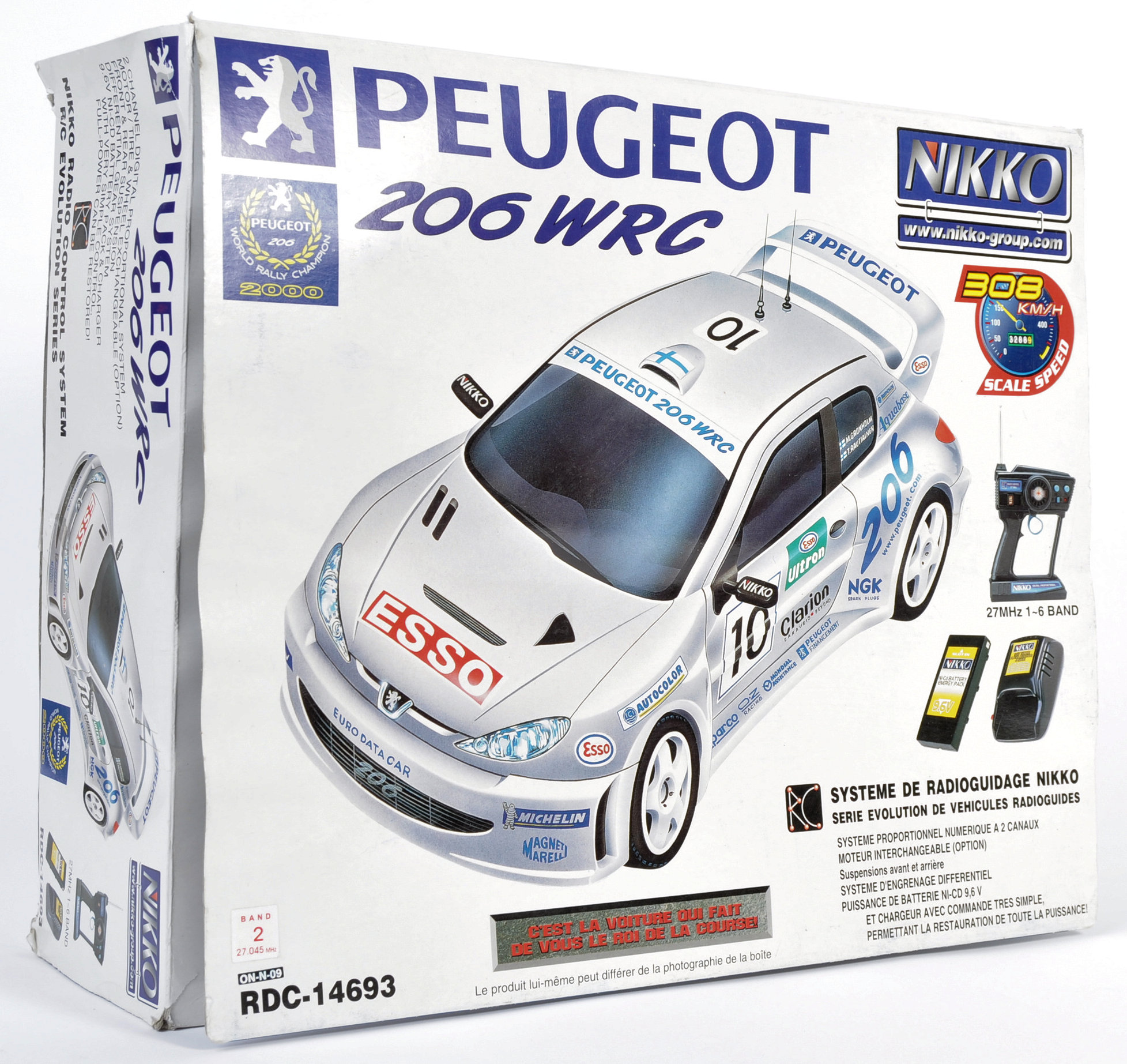 doorgaan met computer vaak NIKKO PEUGEOT 206 WRC RADIO CONTROLLED RC CAR - auctions & price archive