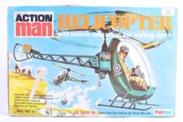 ORIGINAL VINTAGE PALITOY ACTION MAN 1974 HELICOPTER PLAY SET