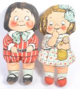 DEANS RAG KNOCK ABOUT DOLLS - CAMPBELLS BOY AND GIRL