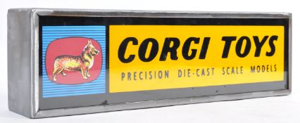 CORGI ADVERTISING LIGHT BOX SHOP DISPLAY SIGN