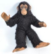 ORIGINAL 1930S STUFFED TOY MONKEY WITH RUBBER FEATURES