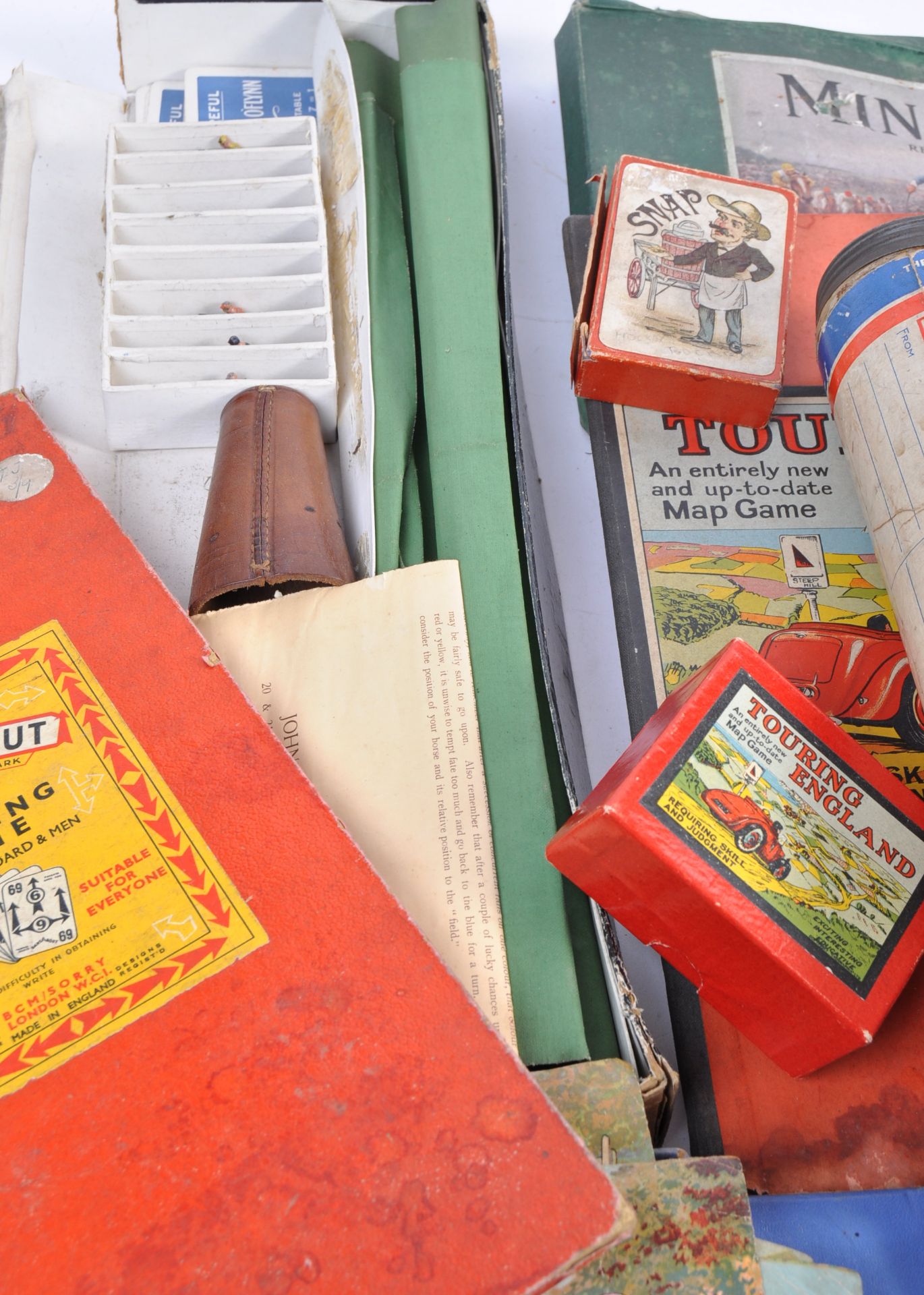 COLLECTION OF ANTIQUE EDWARDIAN PARLOUR / BOARD GAMES - Bild 7 aus 8