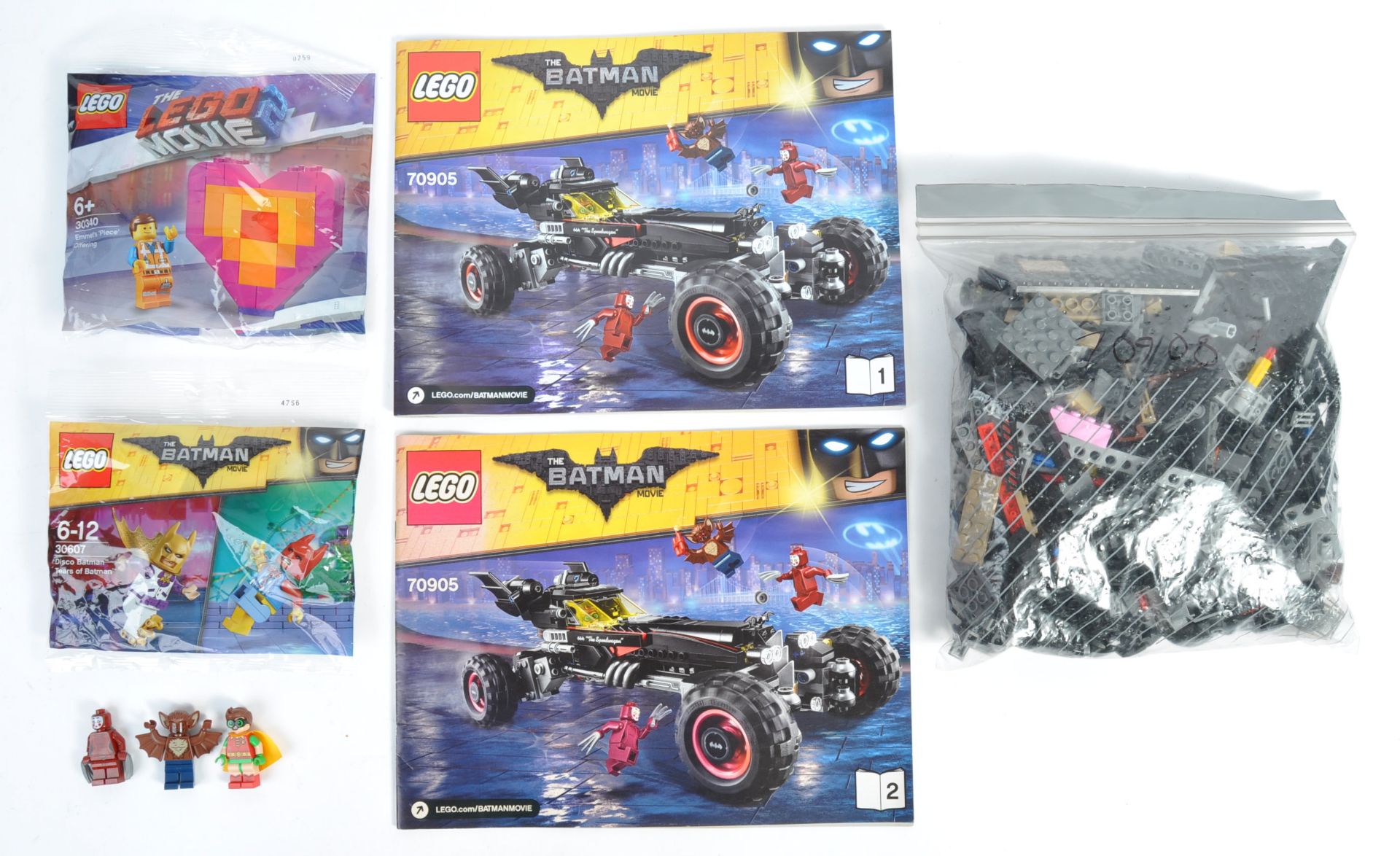 LEGO SETS - THE BATMAN MOVIE - 70905 / 70908 / 30607 / 30340