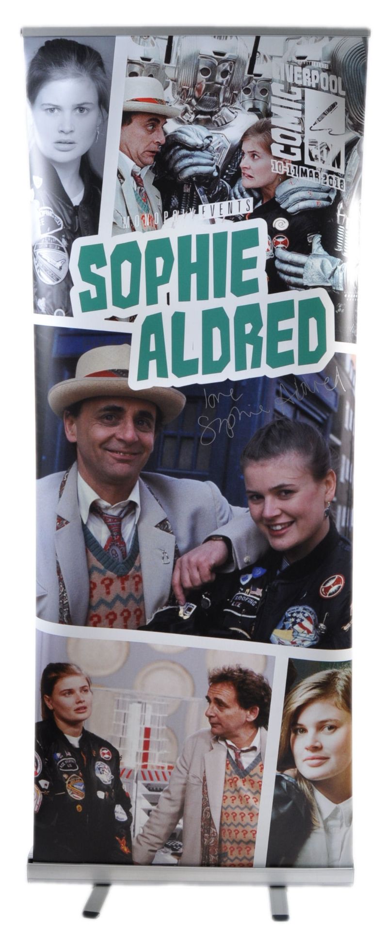 MONOPOLY EVENTS - AUTOGRAPHED BANNER - SOPHIE ALDRED