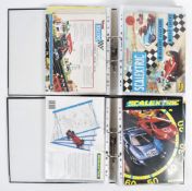 LARGE COLLECTION OF VINTAGE SCALEXTRIC CATALOGUES
