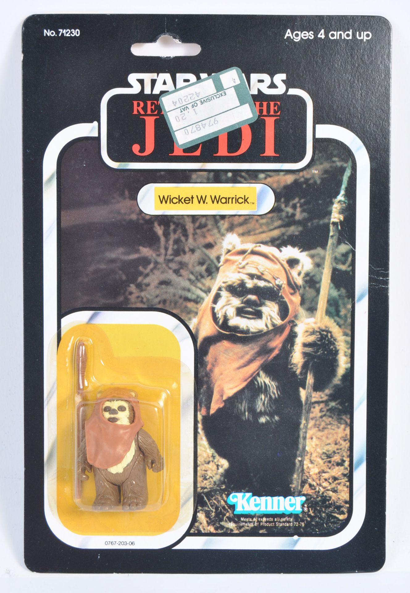 RARE VINTAGE KENNER STAR WARS MOC CARDED ACTION FIGURE