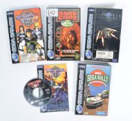 COLLECTION OF X5 RARE SEGA SATURN VIDEO GAMES - BOXED