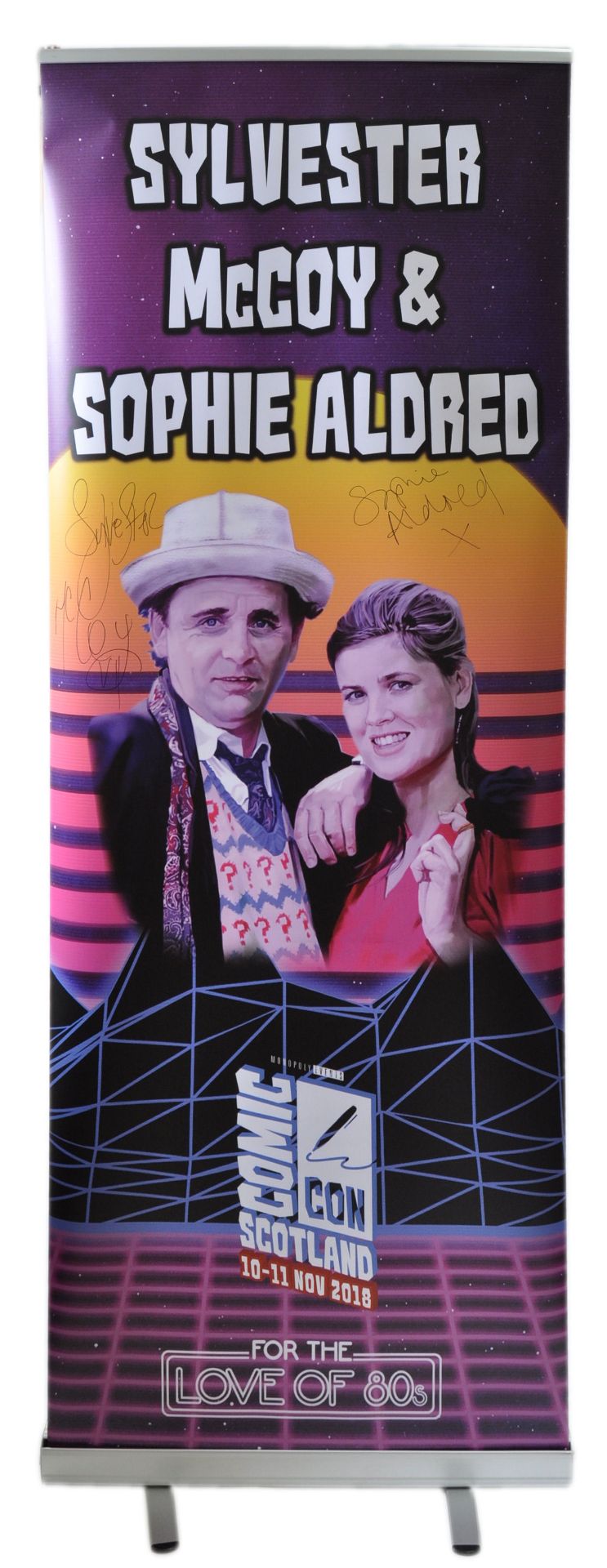 MONOPOLY EVENTS - AUTOGRAPHED BANNER - DOCTOR WHO