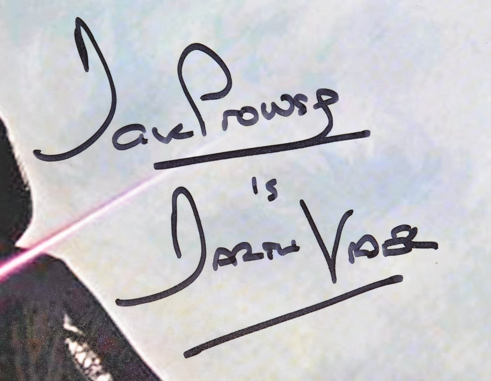 STAR WARS - DAVID PROWSE & JAMES EARL JONES DUAL SIGNED - Image 3 of 4