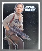 STAR WARS - KELLY MARIE TRAN - SIGNED 8X10" PHOTOGRAPH