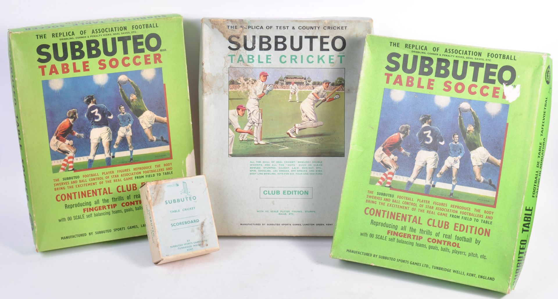 COLLECTION OF 3X ORIGINAL VINTAGE SUBBUTEO MADE SETS