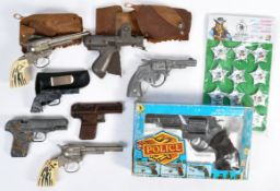 COLLECTION OF ORIGINAL VINTAGE CAP GUNS