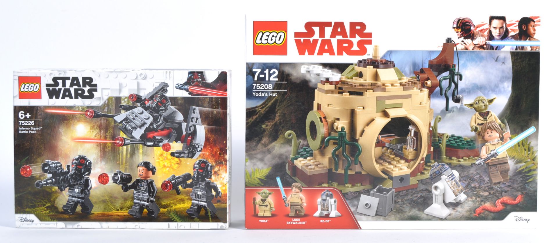 LEGO SETS - STAR WARS - 75226 / 75208 - INFERNO SQUAD BATTLE PACK - YODA'S HUT - Bild 2 aus 4