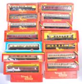 COLLECTION OF ASSORTED 00 GAUGE MODEL RAILWAY BOXED CARRIAGES