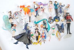 COLLECTION OF 25X ASSORTED JAPANESE ANIME FIGURES