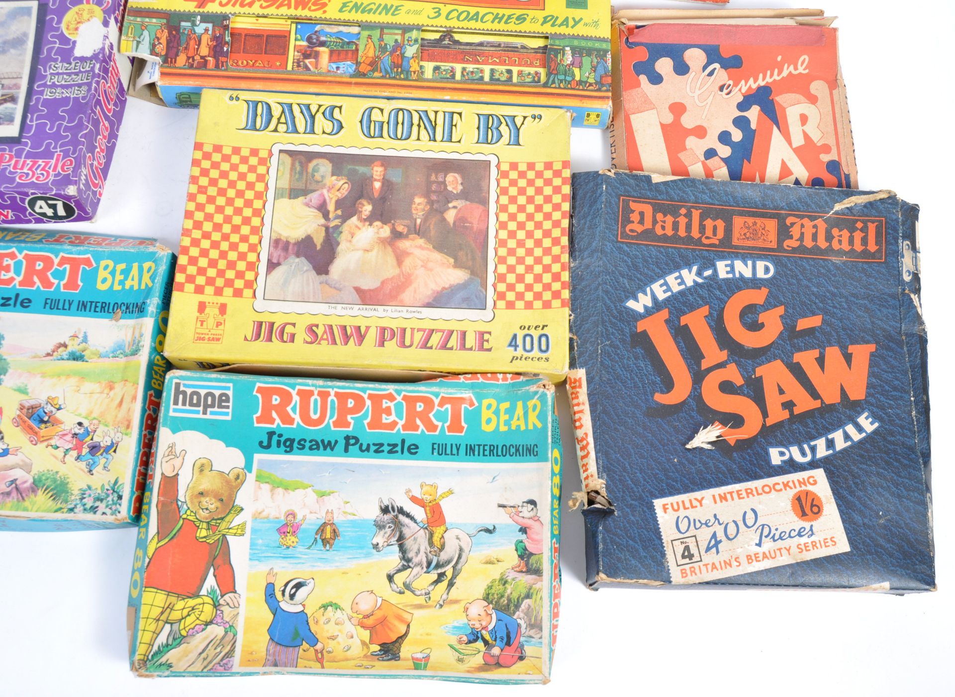 COLLECTION OF ANTIQUE / VINTAGE JIGSAW PUZZLES - Bild 4 aus 7