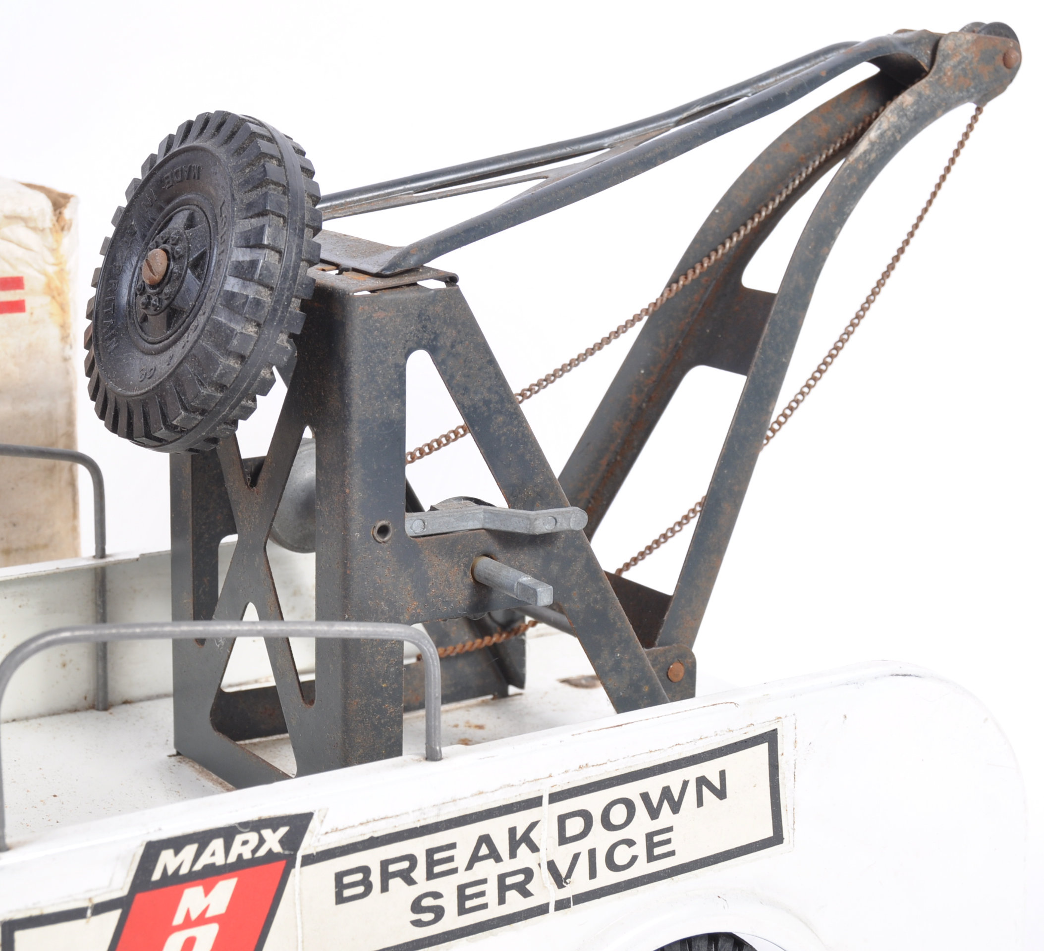 ORIGINAL MARX BREAKDOWN TRUCK TINPLATE TOY - Image 4 of 7