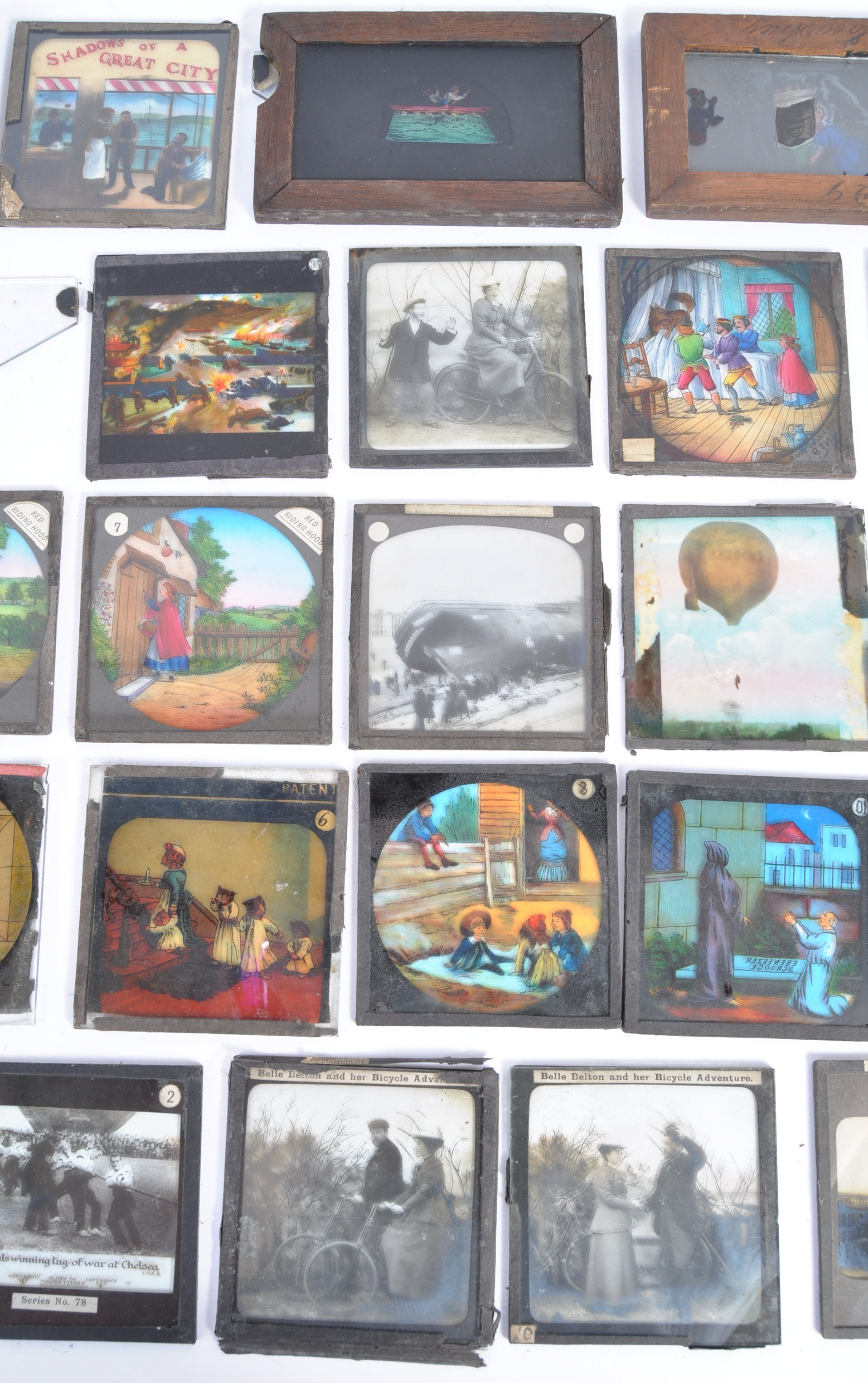 COLLECTION OF VICTORIAN 19TH CENTURY MAGIC LANTERN GLASS SLIDES - Image 4 of 8