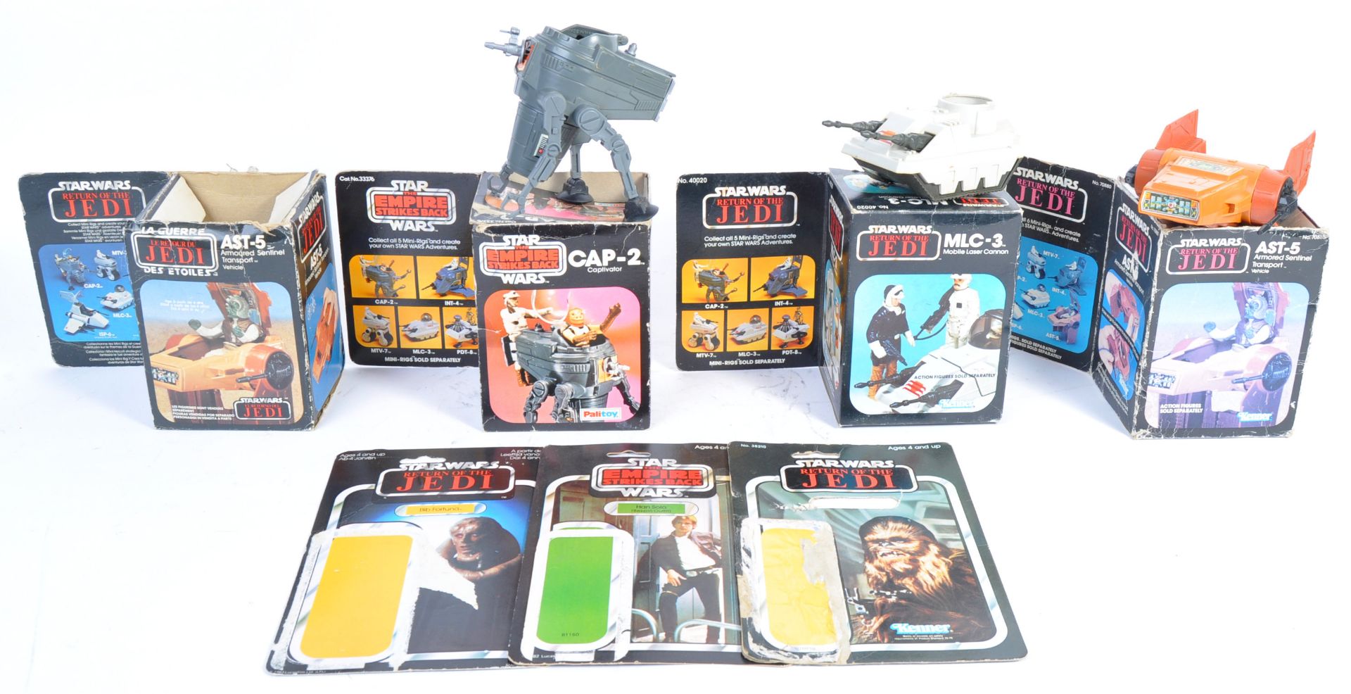 COLLECTION VINTAGE STAR WARS ACTION FIGURE PLAYSETS