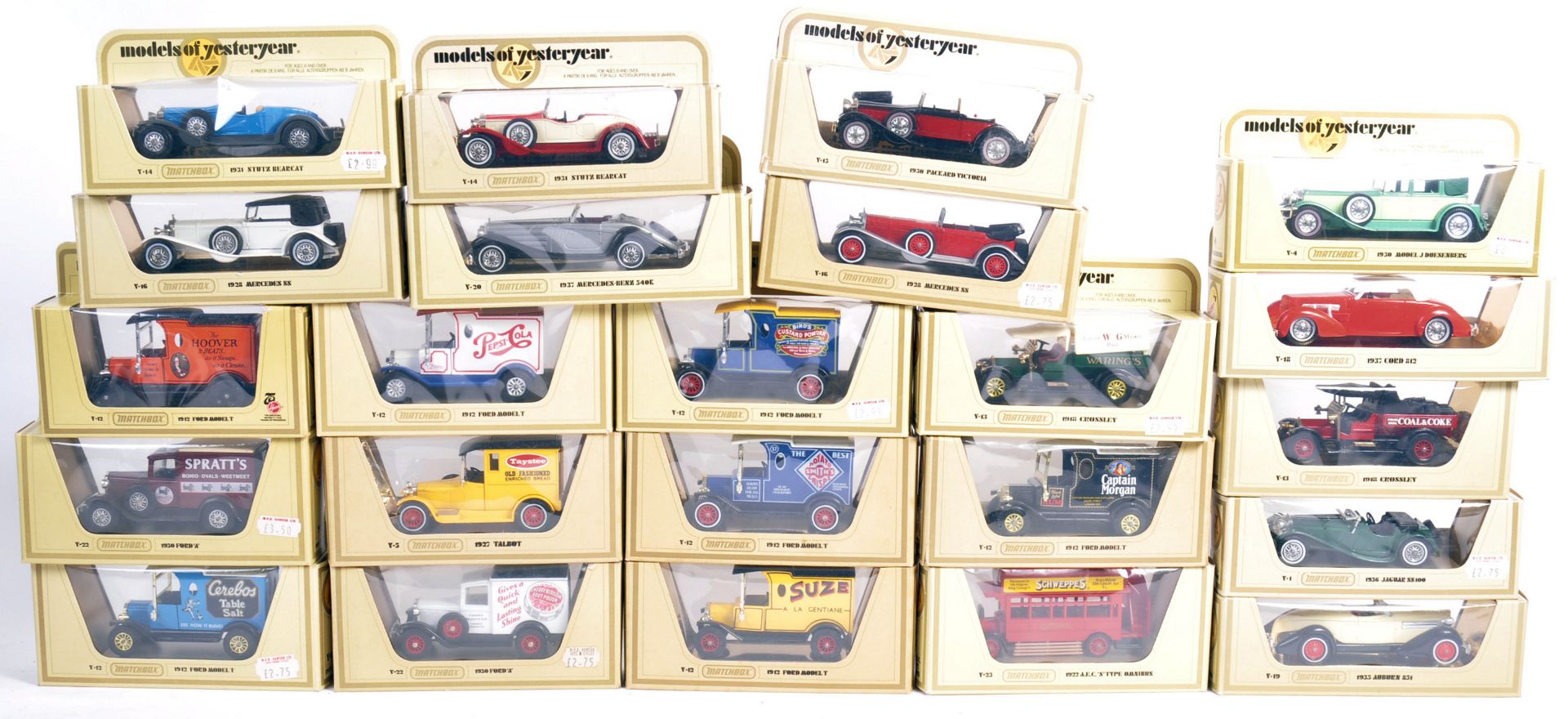 COLLECTION OF MATCHBOX MODELS OF YESTERYEAR DIECAST MODELS