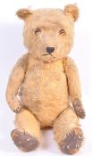 VINTAGE 1930'S BELIEVED CHILTERN MADE LARGE TEDDY BEAR