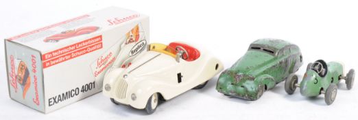 COLLECTION OF CLOCKWORK TINPLATE TOY CARS