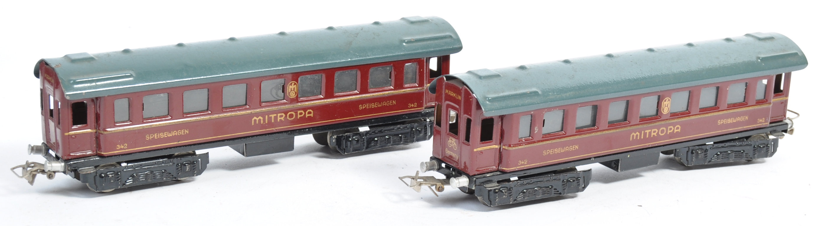 INCREDIBLY RARE WWII MARLKIN 00 GAUGE HERMANN GOERING TRAINS - auctions ...