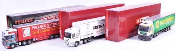 COLLECTION OF CORGI DIE CAST HAULAGE VEHICLE MODELS