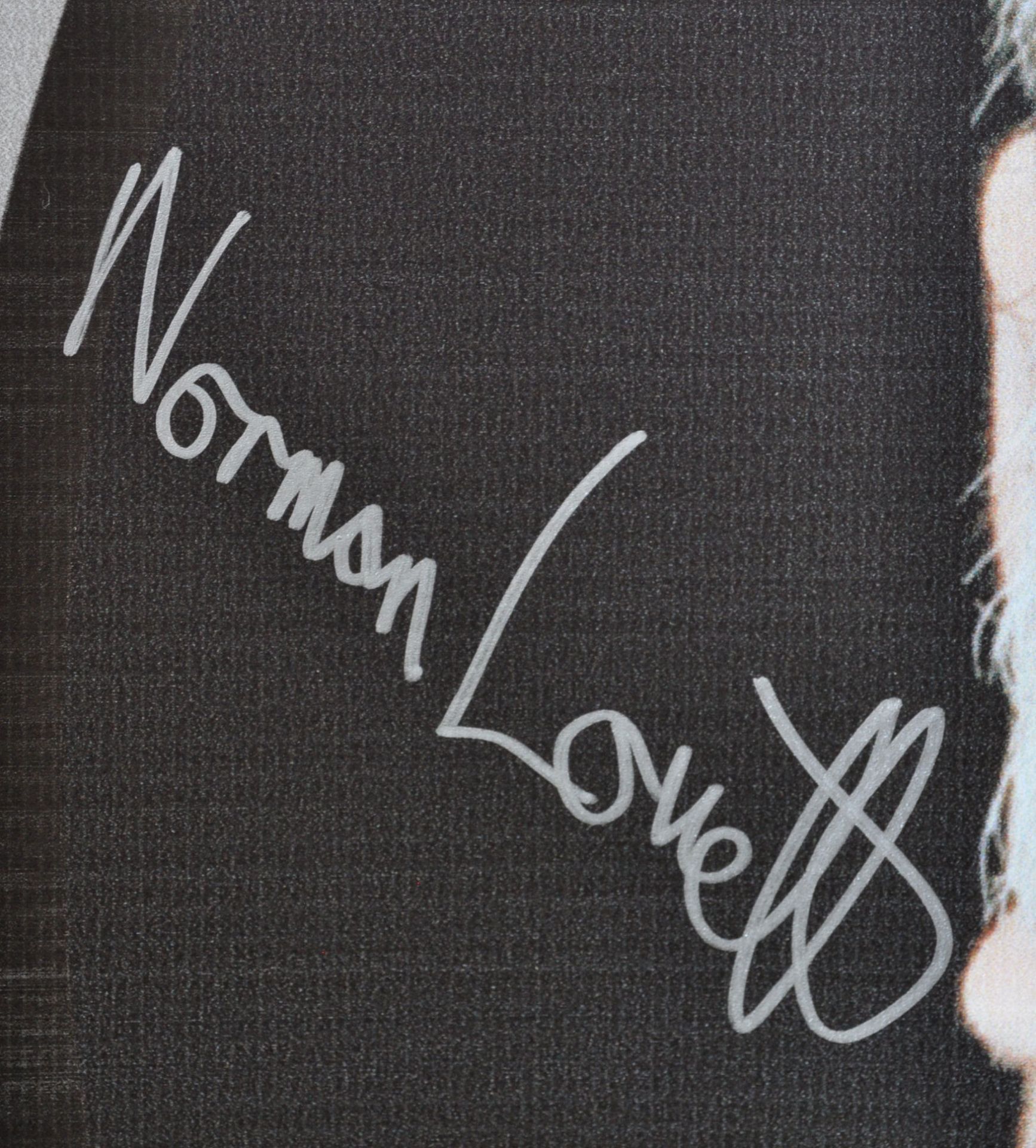 MONOPOLY EVENTS - AUTOGRAPHED BANNER - NORMAN LOVETT - Image 3 of 3