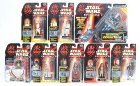 COLLECTION OF HASBRO STAR WARS EPISODE I CARDED FIGURES