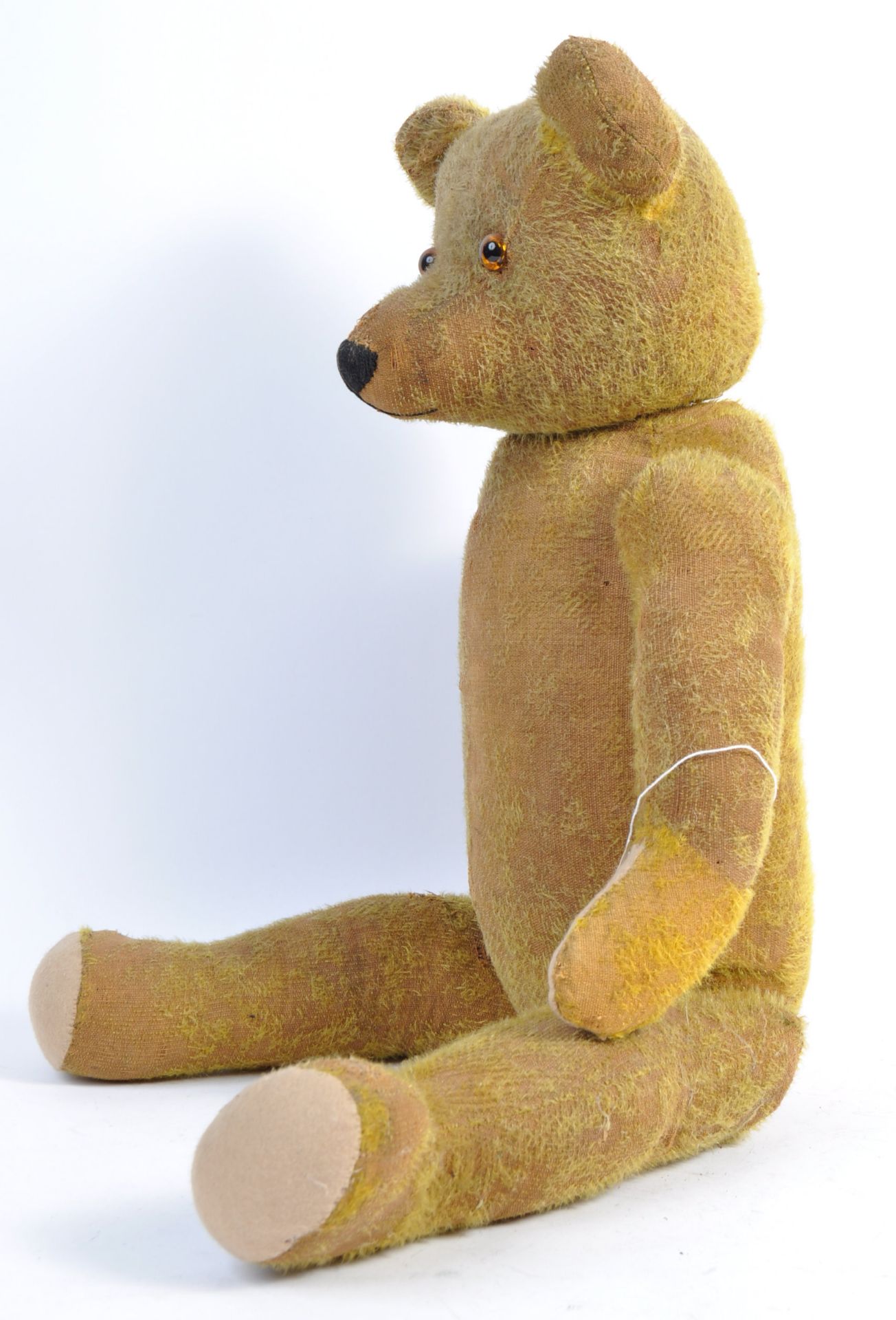 LARGE 1930'S TEDDY BEAR - LIKELY GERMAN WITH JOINTED LIMBS - Bild 2 aus 5