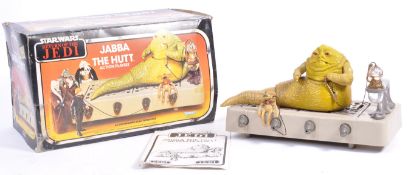 VINTAGE STAR WARS KENNER JABBA THE HUTT ACTION FIGURE PLAYSET