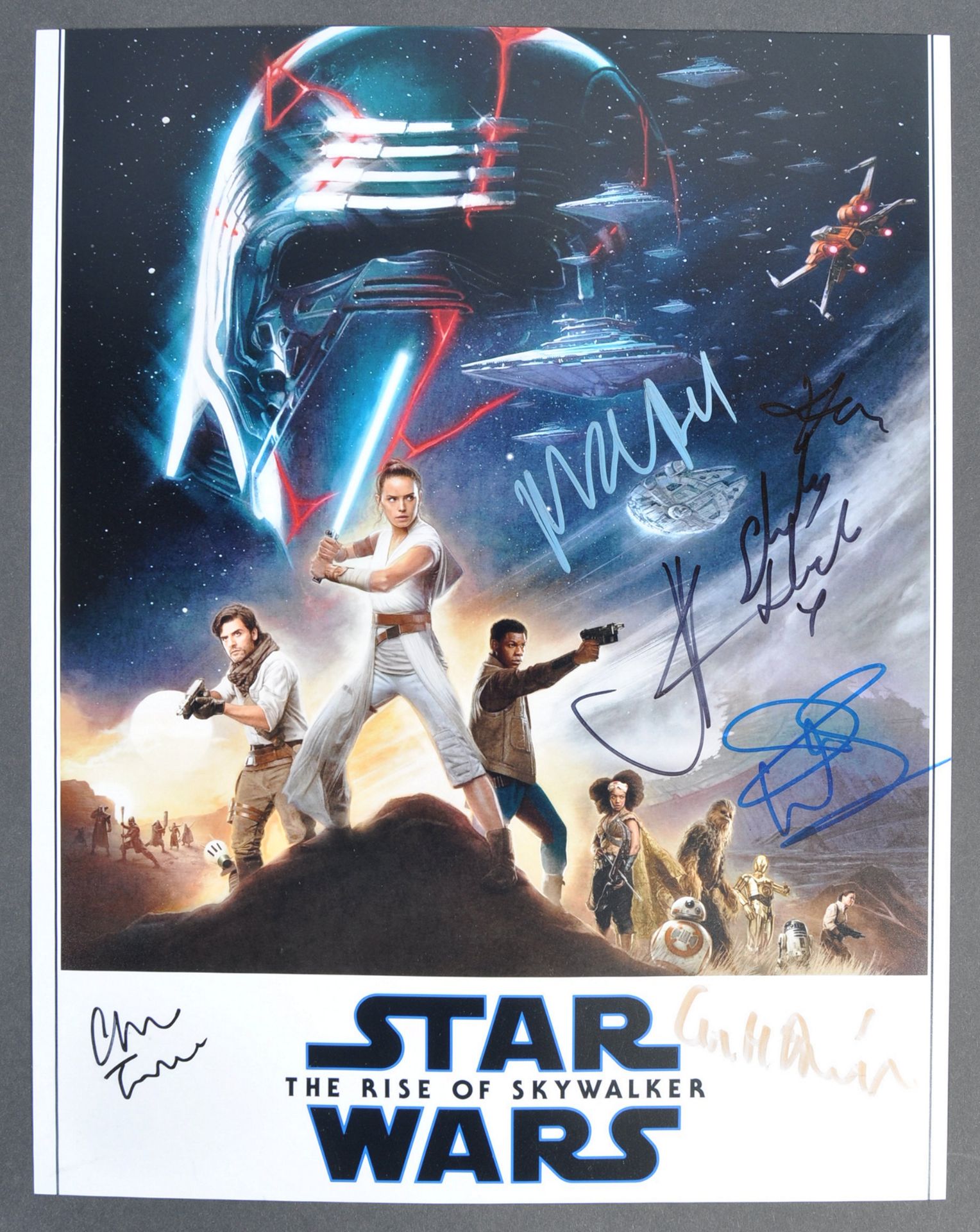 STAR WARS - THE RISE OF SKYWALKER - SIGNED 11X14" PHOTOGRAPH